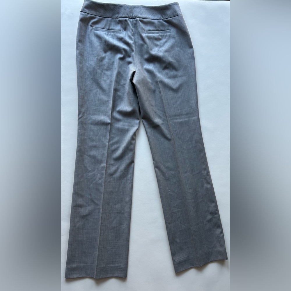 New Classiques Entier Gray Women's Trousers size 8 100% wool /laine - Picture 8 of 10